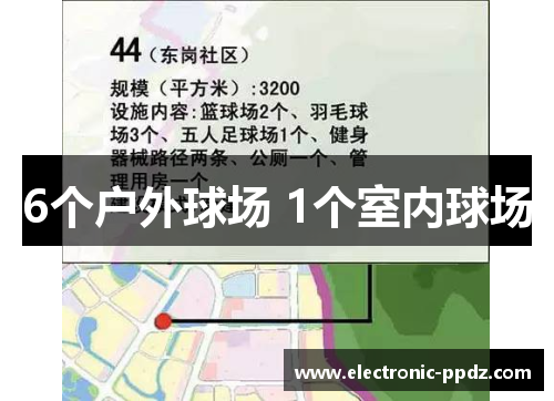 6个户外球场 1个室内球场